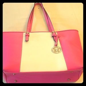 Gorgeous Pink & White Summer Tote